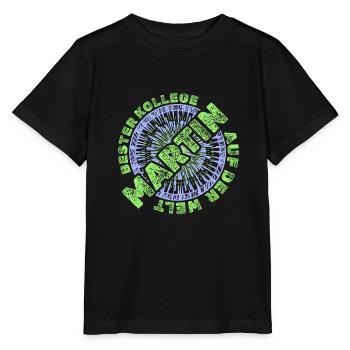 Martin - Stanley/Stella Kinder T-Shirt MINI CREATOR  - Schwarz - Vorne - Mikhail (115cm)