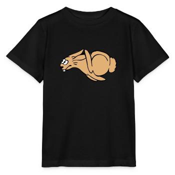 Lapin rapide - T-shirt bio MINI CREATOR Stanley/Stella Enfant - noir - Devant - Mikhail (115cm)