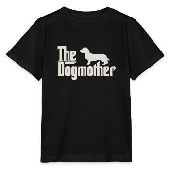 The Dogmother - Dackel, Rauhaardackel, Teckel - Stanley/Stella Kinder T-Shirt MINI CREATOR  - Schwarz - Vorne - Mikhail (115cm)