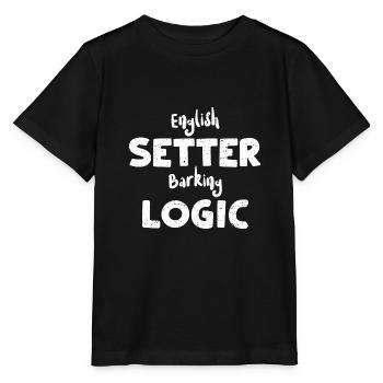 Deutsch Setter Barking Logic - Stanley/Stella MINI CREATOR Kids’ T-Shirt - black - Front - Mikhail (115cm)