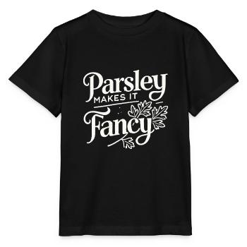 Petersilie macht's schick - Stanley/Stella Kinder T-Shirt MINI CREATOR  - Schwarz - Vorne - Mikhail (115cm)