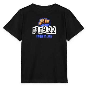 MMA 03.09.22 aus Paris - Mixed Martial Arts - Stanley/Stella Kinder T-Shirt MINI CREATOR  - Schwarz - Vorne - Mikhail (115cm)