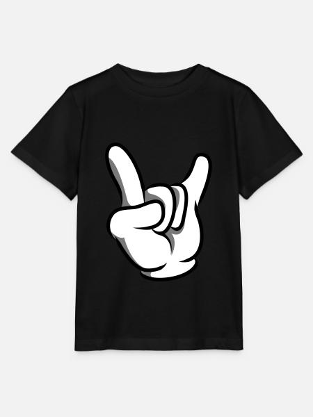 Hand comic party - Stanley/Stella Kinder T-Shirt MINI CREATOR  - Schwarz