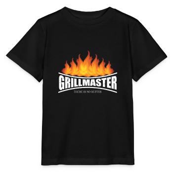BBQ Barbecue Grillmaster there is no better - Stanley/Stella MINI CREATOR Kids’ T-Shirt - black - Front - Mikhail (115cm)
