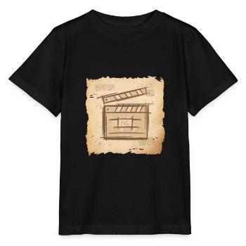Vintage Filmklappe - Film Regisseur, Schauspieler. - Stanley/Stella Kinder T-Shirt MINI CREATOR  - Schwarz - Vorne - Mikhail (115cm)