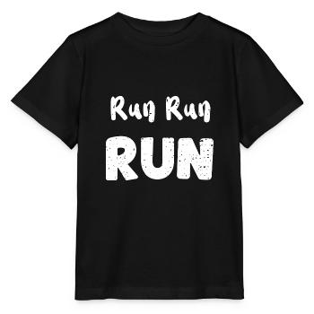 Run Run Run - Workout - Stanley/Stella Kinder T-Shirt MINI CREATOR  - Schwarz - Vorne - Mikhail (115cm)