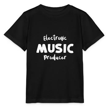 Electronic Music Producer - Music - Stanley/Stella MINI CREATOR Kids’ T-Shirt - black - Front - Mikhail (115cm)