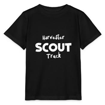 Harvester Scout Truck - Camping - Stanley/Stella Kinder T-Shirt MINI CREATOR  - Schwarz - Vorne - Mikhail (115cm)