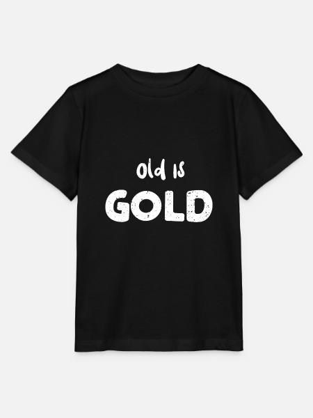 Old Is Gold - Car Guy - Stanley/Stella Kinder T-Shirt MINI CREATOR  - Schwarz