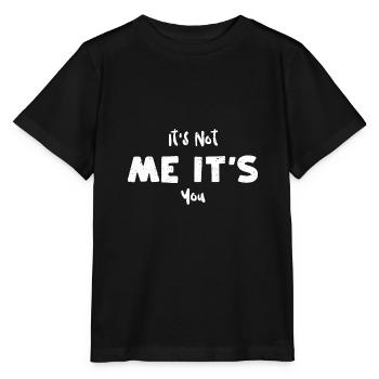 Ce n’est pas moi c’est toi - Chats - T-shirt bio MINI CREATOR Stanley/Stella Enfant - noir - Devant - Mikhail (115cm)