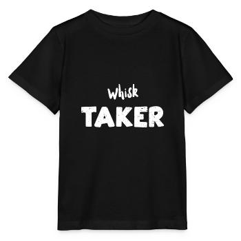 Whisk Taker - Baking - Stanley/Stella MINI CREATOR Kids’ T-Shirt - black - Front - Mikhail (115cm)