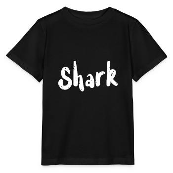 Requin - 4 juillet - T-shirt bio MINI CREATOR Stanley/Stella Enfant - noir - Devant - Mikhail (115cm)