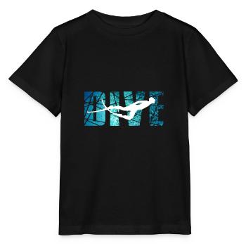 DIVE - Outdoor Riff Taucher - Stanley/Stella Kinder T-Shirt MINI CREATOR  - Schwarz - Vorne - Mikhail (115cm)