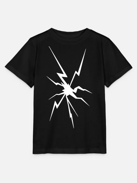 glas-splitter scherbe - Stanley/Stella Kinder T-Shirt MINI CREATOR  - Schwarz