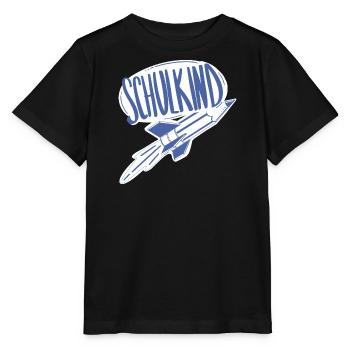 Schulkind / Erster Schultag / Einschulung Streber - Stanley/Stella Kinder T-Shirt MINI CREATOR  - Schwarz - Vorne - Mikhail (115cm)