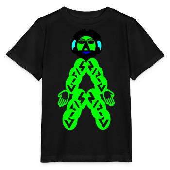 Yahoo (Englisch) - Stanley/Stella Kinder T-Shirt MINI CREATOR  - Schwarz - Vorne - Mikhail (115cm)