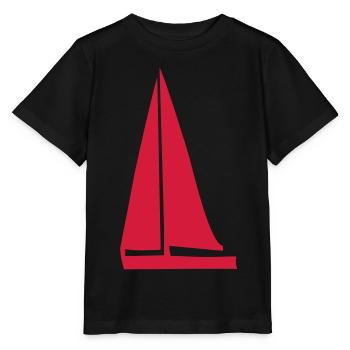 bateau à voile - T-shirt bio MINI CREATOR Stanley/Stella Enfant - noir - Devant - Mikhail (115cm)