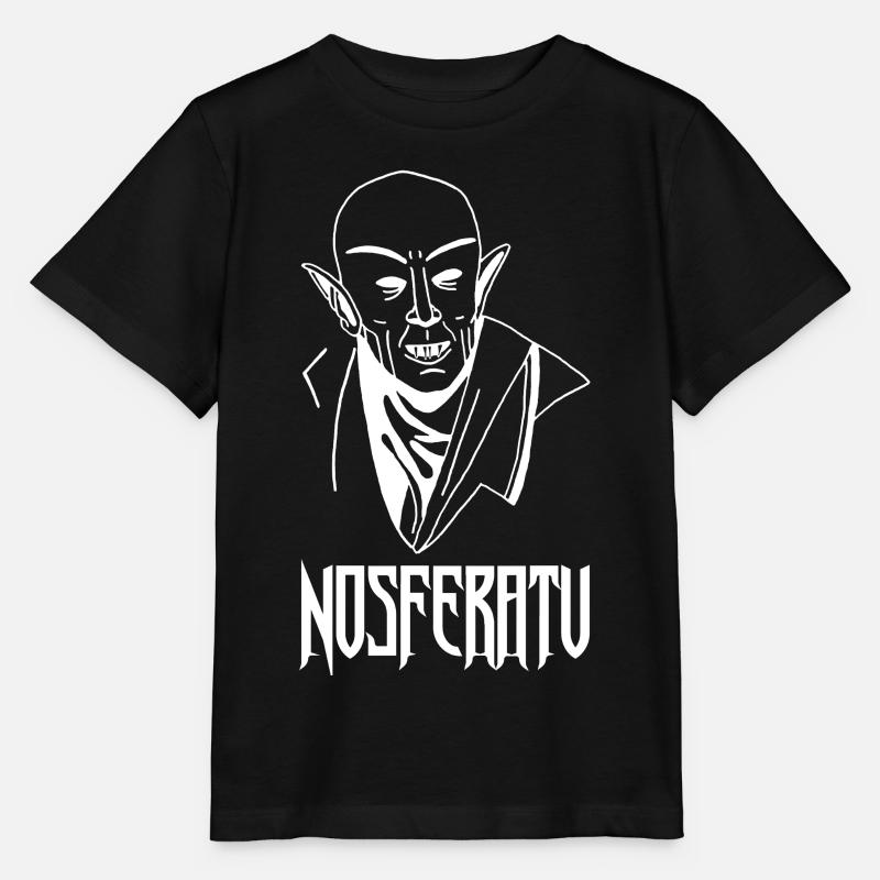 Nosferatu le vampire (blanc) - T-shirt bio MINI CREATOR Stanley/Stella Enfant - noir