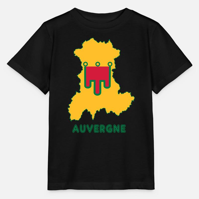 Auvergne - Stanley/Stella MINI CREATOR Kids’ T-Shirt - black