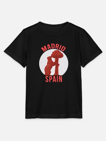 Madrid, Spanien - Stanley/Stella Kinder T-Shirt MINI CREATOR - Schwarz