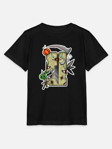 Beschädigtes Halloween-Tarot! - Stanley/Stella Kinder T-Shirt MINI CREATOR - Schwarz