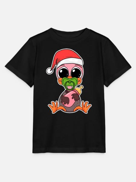 Strauß Baby Weihnachten - Stanley/Stella Kinder T-Shirt MINI CREATOR - Schwarz