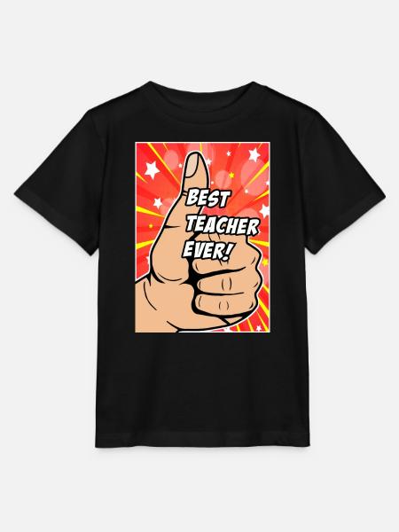 Bester Lehrer aller Zeiten - Stanley/Stella Kinder T-Shirt MINI CREATOR  - Schwarz