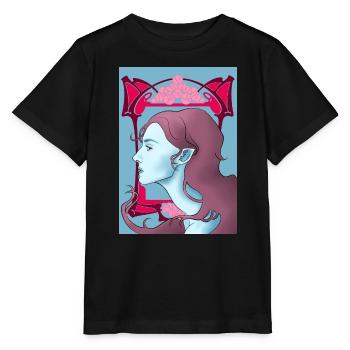Art Nouveau Vampire - Stanley/Stella MINI CREATOR Kids’ T-Shirt - black - Front - Mikhail (115cm)