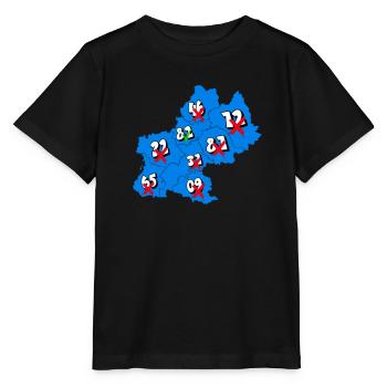 Midi-Pyrénées Region - Stanley/Stella MINI CREATOR Kids’ T-Shirt - black - Front - Mikhail (115cm)