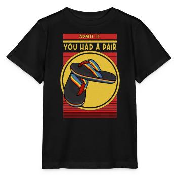 Admettez-le, vous aviez une paire de nostalgie amusante - T-shirt bio MINI CREATOR Stanley/Stella Enfant - noir - Devant - Mikhail (115cm)