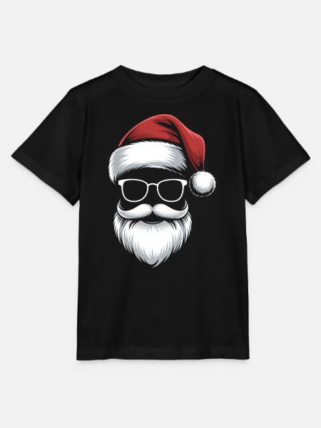 Santa Gläser mit Bart & Mütze - Stanley/Stella Kinder T-Shirt MINI CREATOR - Schwarz