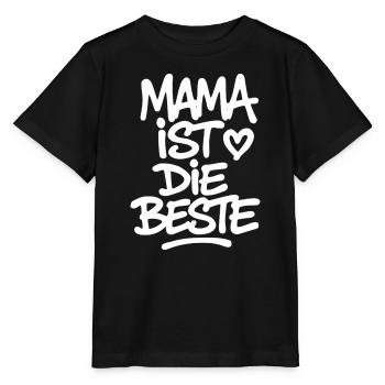 Mama ist die Beste - Stanley/Stella Kinder T-Shirt MINI CREATOR  - Schwarz - Vorne - Mikhail (115cm)