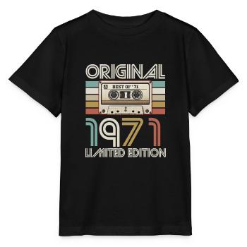 Original 1977 Limited Edition - Stanley/Stella MINI CREATOR Kids’ T-Shirt - black - Front - Mikhail (115cm)