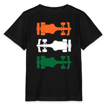 Formula India Formel Racing Indien - Stanley/Stella MINI CREATOR Kids’ T-Shirt - black - Front - Mikhail (115cm)