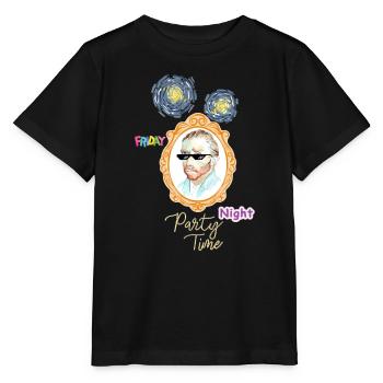 Freitagabend-Porträtparty - Stanley/Stella Kinder T-Shirt MINI CREATOR  - Schwarz - Vorne - Mikhail (115cm)
