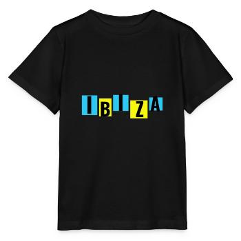 Ibiza, my love, Andenken und Party - Stanley/Stella Kinder T-Shirt MINI CREATOR  - Schwarz - Vorne - Mikhail (115cm)