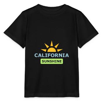 ★ couleurs de conception interchangeables ★ California Sunshine - T-shirt bio MINI CREATOR Stanley/Stella Enfant - noir - Devant - Mikhail (115cm)