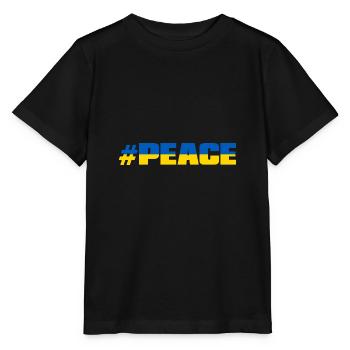 # PEACE - Stanley/Stella Kinder T-Shirt MINI CREATOR  - Schwarz - Vorne - Mikhail (115cm)