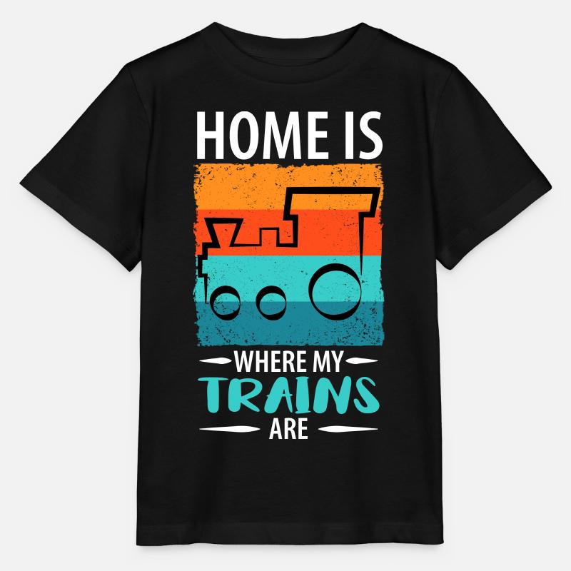 Zug Eisenbahn Eisenbahner Züge Triebfahrzeugführer - Stanley/Stella Kinder T-Shirt MINI CREATOR  - Schwarz