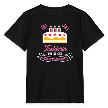 Tischlerin Geburtstag Geburtstagsoutfit Geb - Stanley/Stella Kinder T-Shirt MINI CREATOR  - Schwarz - Vorne - Mikhail (115cm)