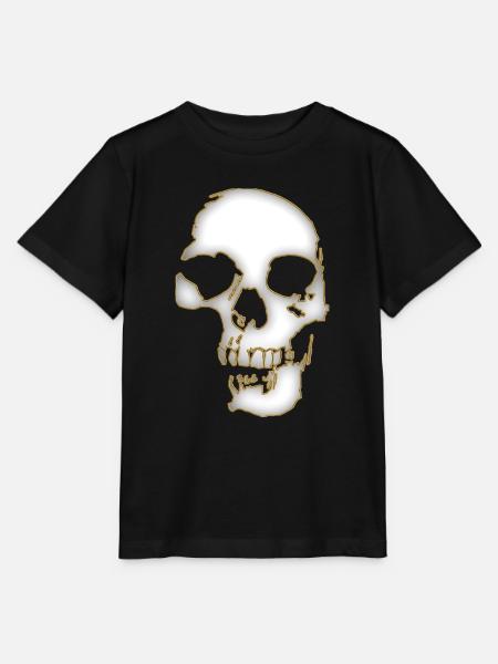 Skull - Stanley/Stella Kinder T-Shirt MINI CREATOR - Schwarz
