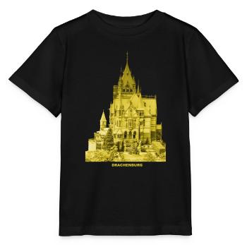 Château de Drachenburg Drachenfels Bonn Rhin - T-shirt bio MINI CREATOR Stanley/Stella Enfant - noir - Devant - Mikhail (115cm)