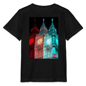 Londres - T-shirt bio MINI CREATOR Stanley/Stella Enfant - noir - Devant - Mikhail (115cm)