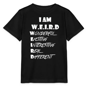 Weird - Stanley/Stella Kinder T-Shirt MINI CREATOR  - Schwarz - Vorne - Mikhail (115cm)