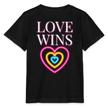 L’AMOUR GAGNE - T-shirt bio MINI CREATOR Stanley/Stella Enfant - noir - Devant - Mikhail (115cm)