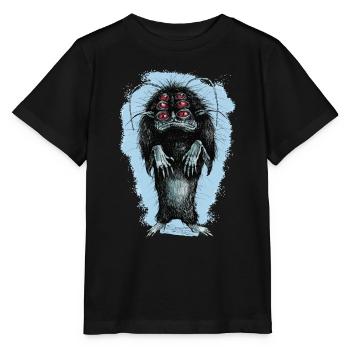 Monstre de placard - T-shirt bio MINI CREATOR Stanley/Stella Enfant - noir - Devant - Mikhail (115cm)
