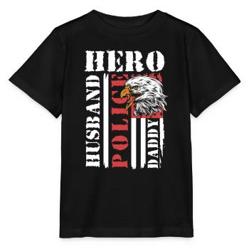 Police Crime Scene Security - Stanley/Stella MINI CREATOR Kids’ T-Shirt - black - Front - Mikhail (115cm)