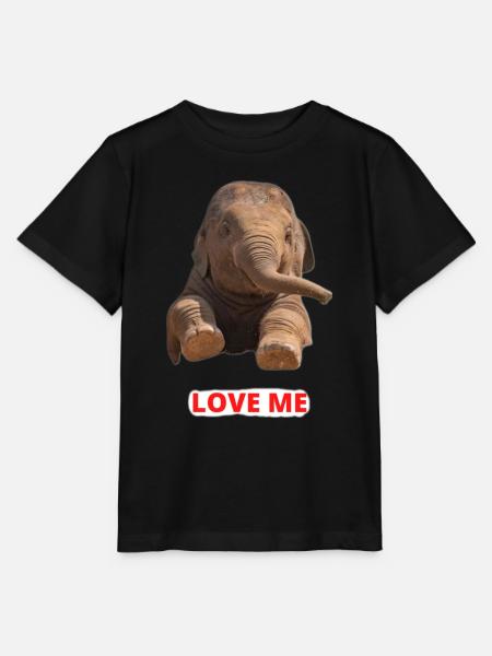 Elefant - Stanley/Stella Kinder T-Shirt MINI CREATOR  - Schwarz