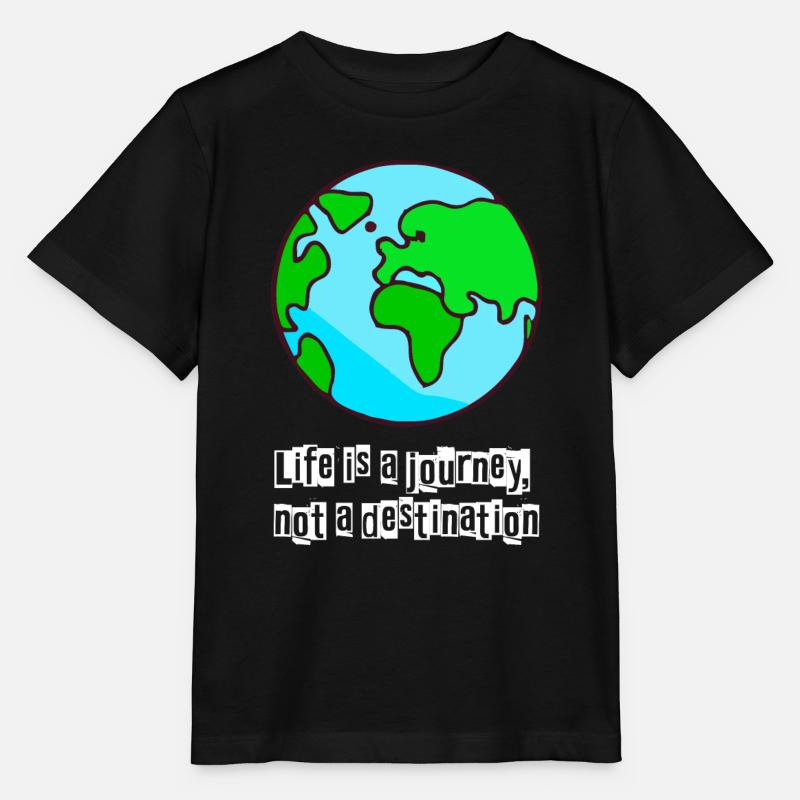 Das Leben ist ein Tag - Stanley/Stella Kinder T-Shirt MINI CREATOR - Schwarz