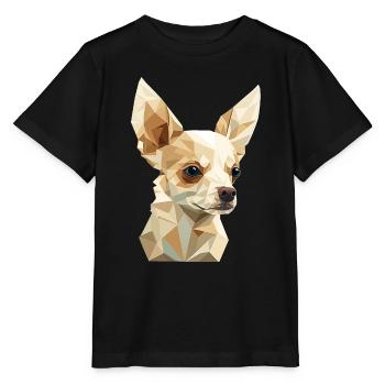 Chihuahua - T-shirt bio MINI CREATOR Stanley/Stella Enfant - noir - Devant - Mikhail (115cm)